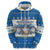 Happy Chrismukkah Zip Hoodie Gnome Funny Hanukkah Christmas Mashup - Wonder Print Shop