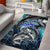 Striped Bass Fishing Area Rug Bold Ocean Angler Design - Wonder Print Shop