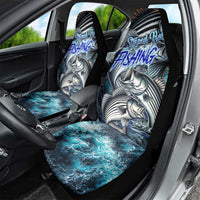 Striped Bass Fishing Car Seat Cover Bold Ocean Angler Design - Wonder Print Shop