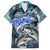 Striped Bass Fishing Family Matching Long Sleeve Bodycon Dress and Hawaiian Shirt Bold Ocean Angler Design - Wonder Print Shop