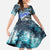 Striped Bass Fishing Family Matching Mermaid Dress and Hawaiian Shirt Bold Ocean Angler Design - Wonder Print Shop