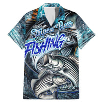 Striped Bass Fishing Family Matching Mermaid Dress and Hawaiian Shirt Bold Ocean Angler Design - Wonder Print Shop