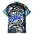 Striped Bass Fishing Family Matching Mermaid Dress and Hawaiian Shirt Bold Ocean Angler Design - Wonder Print Shop