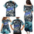 Striped Bass Fishing Family Matching Puletasi and Hawaiian Shirt Bold Ocean Angler Design - Wonder Print Shop