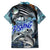 Striped Bass Fishing Family Matching Puletasi and Hawaiian Shirt Bold Ocean Angler Design - Wonder Print Shop