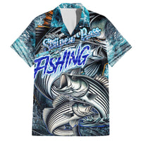 Striped Bass Fishing Hawaiian Shirt Bold Ocean Angler Design - Wonder Print Shop