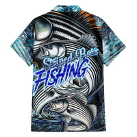 Striped Bass Fishing Hawaiian Shirt Bold Ocean Angler Design - Wonder Print Shop