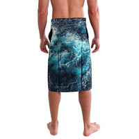 Striped Bass Fishing Lavalava Bold Ocean Angler Design - Wonder Print Shop