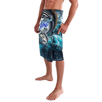 Striped Bass Fishing Lavalava Bold Ocean Angler Design - Wonder Print Shop