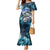 Striped Bass Fishing Mermaid Dress Bold Ocean Angler Design - Wonder Print Shop