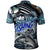 Striped Bass Fishing Polo Shirt Bold Ocean Angler Design - Wonder Print Shop