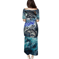 Striped Bass Fishing Puletasi Bold Ocean Angler Design - Wonder Print Shop