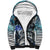Striped Bass Fishing Sherpa Hoodie Bold Ocean Angler Design - Wonder Print Shop