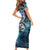 Striped Bass Fishing Short Sleeve Bodycon Dress Bold Ocean Angler Design - Wonder Print Shop