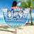 Merry Chrismukkah Beach Blanket Jewish Christmas Gnomes and Menorahs - Wonder Print Shop
