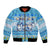 Merry Chrismukkah Bomber Jacket Jewish Christmas Gnomes and Menorahs - Wonder Print Shop