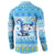 Merry Chrismukkah Button Sweatshirt Jewish Christmas Gnomes and Menorahs - Wonder Print Shop