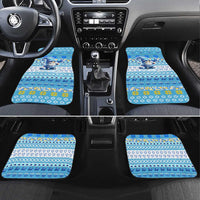 Merry Chrismukkah Car Mats Jewish Christmas Gnomes and Menorahs - Wonder Print Shop