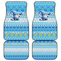 Merry Chrismukkah Car Mats Jewish Christmas Gnomes and Menorahs - Wonder Print Shop