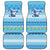 Merry Chrismukkah Car Mats Jewish Christmas Gnomes and Menorahs - Wonder Print Shop