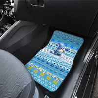 Merry Chrismukkah Car Mats Jewish Christmas Gnomes and Menorahs - Wonder Print Shop