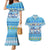 Merry Chrismukkah Couples Matching Mermaid Dress and Hawaiian Shirt Jewish Christmas Gnomes and Menorahs - Wonder Print Shop