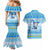 Merry Chrismukkah Couples Matching Mermaid Dress and Hawaiian Shirt Jewish Christmas Gnomes and Menorahs - Wonder Print Shop