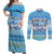 Merry Chrismukkah Couples Matching Off Shoulder Maxi Dress and Long Sleeve Button Shirt Jewish Christmas Gnomes and Menorahs - Wonder Print Shop