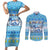 Merry Chrismukkah Couples Matching Short Sleeve Bodycon Dress and Long Sleeve Button Shirt Jewish Christmas Gnomes and Menorahs - Wonder Print Shop