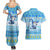 Merry Chrismukkah Couples Matching Summer Maxi Dress and Hawaiian Shirt Jewish Christmas Gnomes and Menorahs - Wonder Print Shop