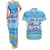 Merry Chrismukkah Couples Matching Tank Maxi Dress and Hawaiian Shirt Jewish Christmas Gnomes and Menorahs - Wonder Print Shop