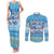 Merry Chrismukkah Couples Matching Tank Maxi Dress and Long Sleeve Button Shirt Jewish Christmas Gnomes and Menorahs - Wonder Print Shop