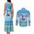 Merry Chrismukkah Couples Matching Tank Maxi Dress and Long Sleeve Button Shirt Jewish Christmas Gnomes and Menorahs - Wonder Print Shop