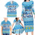 Merry Chrismukkah Family Matching Long Sleeve Bodycon Dress and Hawaiian Shirt Jewish Christmas Gnomes and Menorahs - Wonder Print Shop