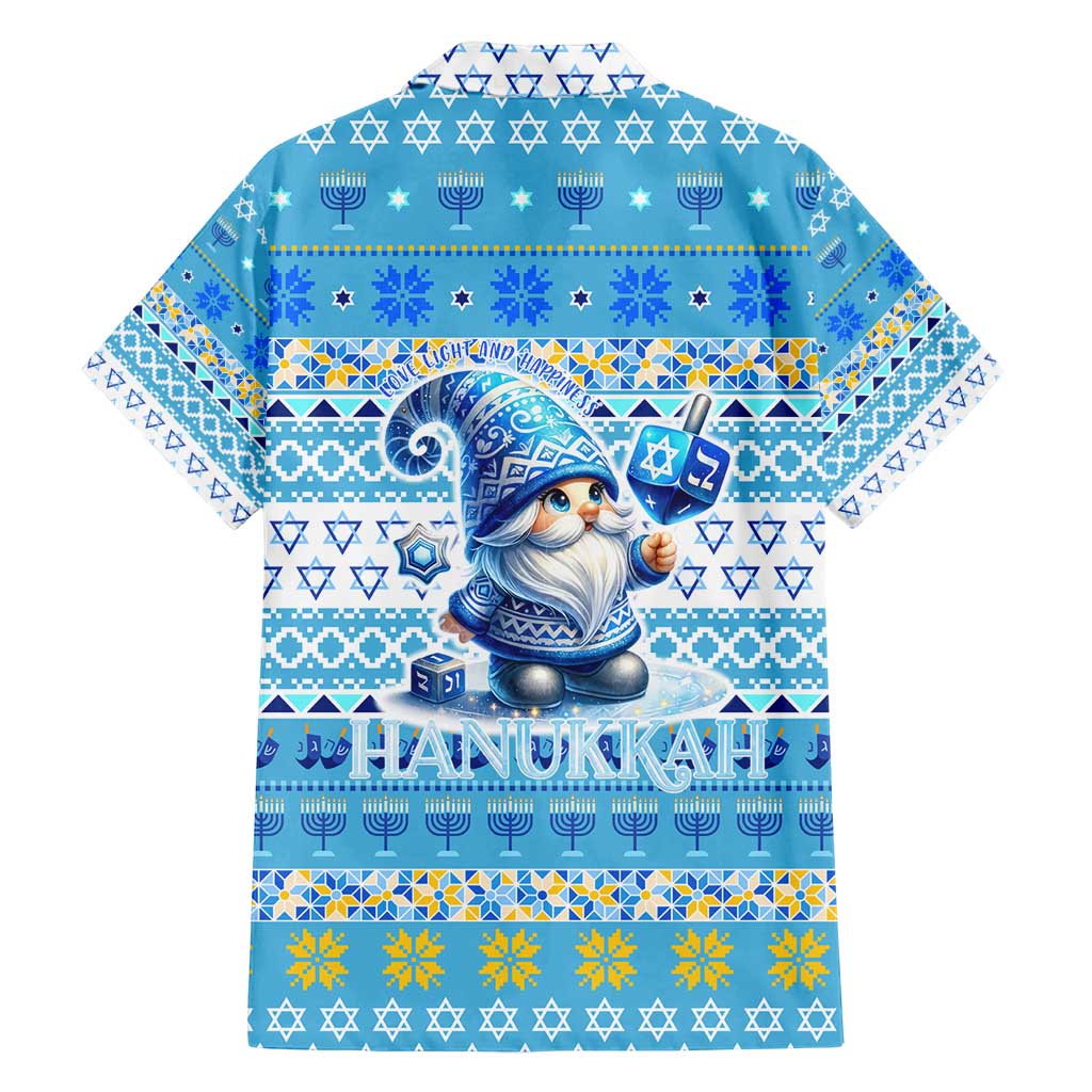 Merry Chrismukkah Family Matching Long Sleeve Bodycon Dress and Hawaiian Shirt Jewish Christmas Gnomes and Menorahs - Wonder Print Shop
