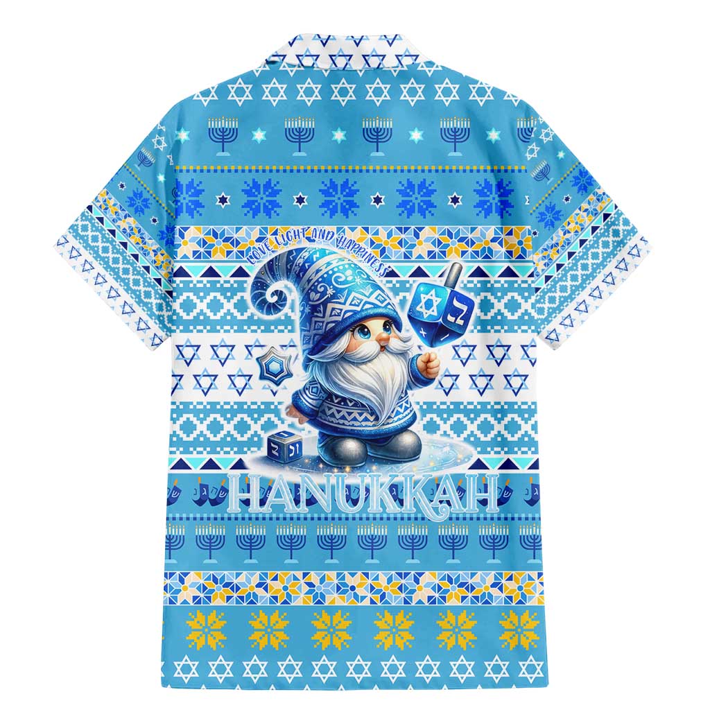 Merry Chrismukkah Family Matching Mermaid Dress and Hawaiian Shirt Jewish Christmas Gnomes and Menorahs - Wonder Print Shop
