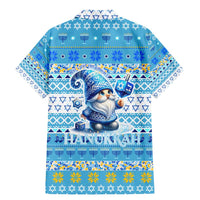 Merry Chrismukkah Family Matching Mermaid Dress and Hawaiian Shirt Jewish Christmas Gnomes and Menorahs - Wonder Print Shop