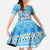Merry Chrismukkah Family Matching Off The Shoulder Long Sleeve Dress and Hawaiian Shirt Jewish Christmas Gnomes and Menorahs - Wonder Print Shop