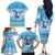 Merry Chrismukkah Family Matching Off The Shoulder Long Sleeve Dress and Hawaiian Shirt Jewish Christmas Gnomes and Menorahs - Wonder Print Shop