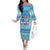 Merry Chrismukkah Family Matching Off The Shoulder Long Sleeve Dress and Hawaiian Shirt Jewish Christmas Gnomes and Menorahs - Wonder Print Shop