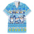 Merry Chrismukkah Family Matching Off Shoulder Short Dress and Hawaiian Shirt Jewish Christmas Gnomes and Menorahs - Wonder Print Shop