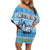 Merry Chrismukkah Family Matching Off Shoulder Short Dress and Hawaiian Shirt Jewish Christmas Gnomes and Menorahs - Wonder Print Shop