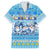 Merry Chrismukkah Family Matching Short Sleeve Bodycon Dress and Hawaiian Shirt Jewish Christmas Gnomes and Menorahs - Wonder Print Shop