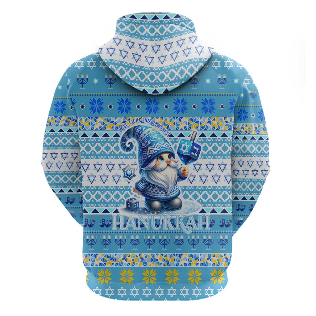 Merry Chrismukkah Hoodie Jewish Christmas Gnomes and Menorahs - Wonder Print Shop