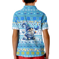 Merry Chrismukkah Kid Polo Shirt Jewish Christmas Gnomes and Menorahs - Wonder Print Shop