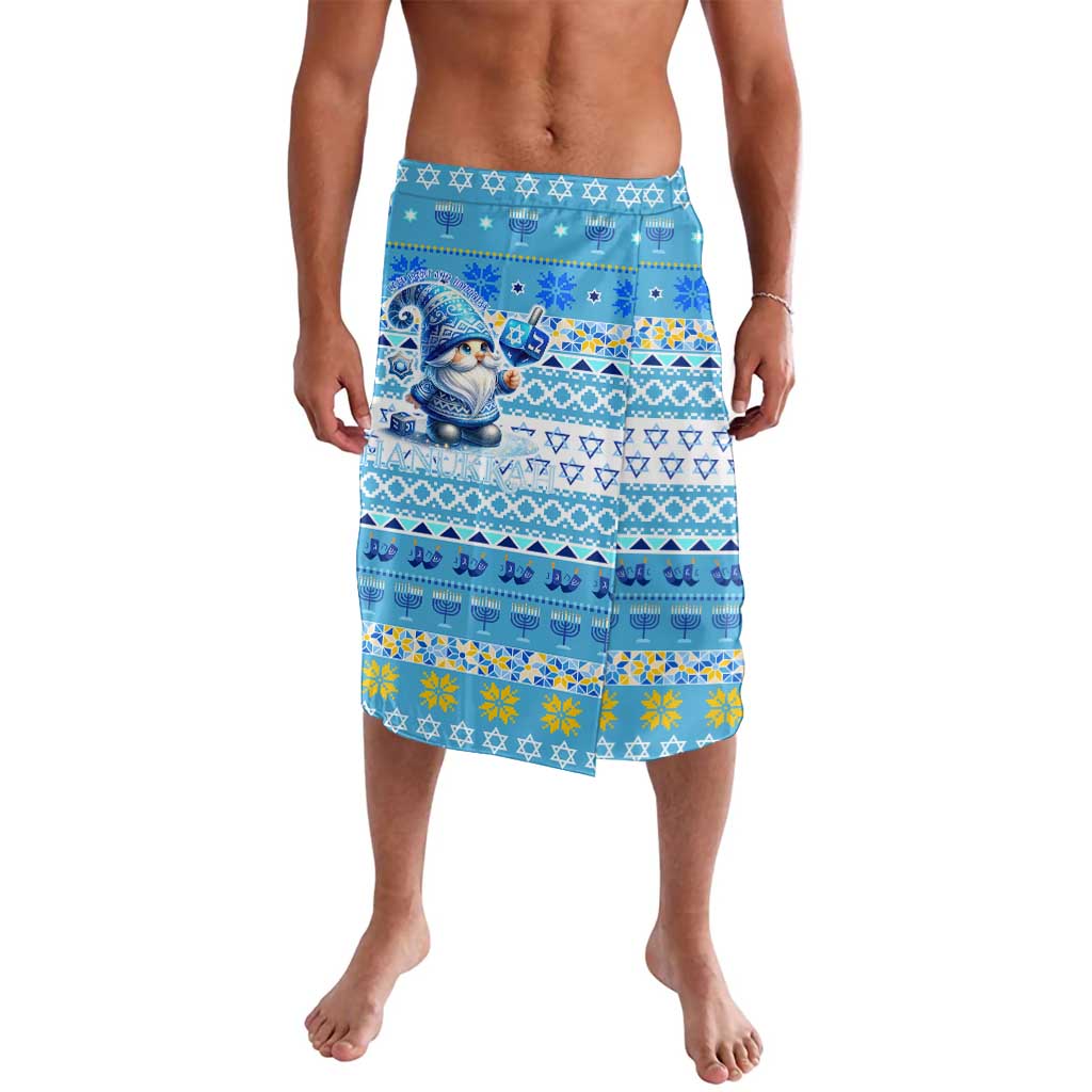 Merry Chrismukkah Lavalava Jewish Christmas Gnomes and Menorahs - Wonder Print Shop