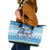 Merry Chrismukkah Leather Tote Bag Jewish Christmas Gnomes and Menorahs - Wonder Print Shop