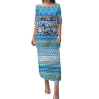 Merry Chrismukkah Puletasi Jewish Christmas Gnomes and Menorahs - Wonder Print Shop