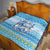 Merry Chrismukkah Quilt Jewish Christmas Gnomes and Menorahs - Wonder Print Shop