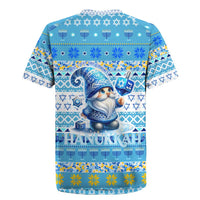 Merry Chrismukkah Rugby Jersey Jewish Christmas Gnomes and Menorahs - Wonder Print Shop